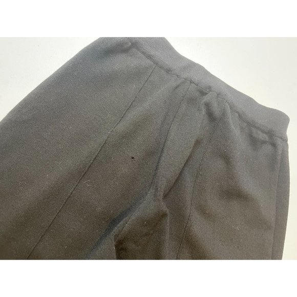 DINOVALIANO Womens Trousers Wool Pant Tapered Leg Elastic Waist Black Size 36 - Picture 3 of 10